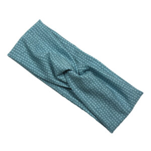 100141242_Turbanstirnband_Knotenstirnband_Stirnband_Mädchen_türkis_Punkte_bio_organic
