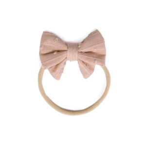 Little Bow Headband Blush