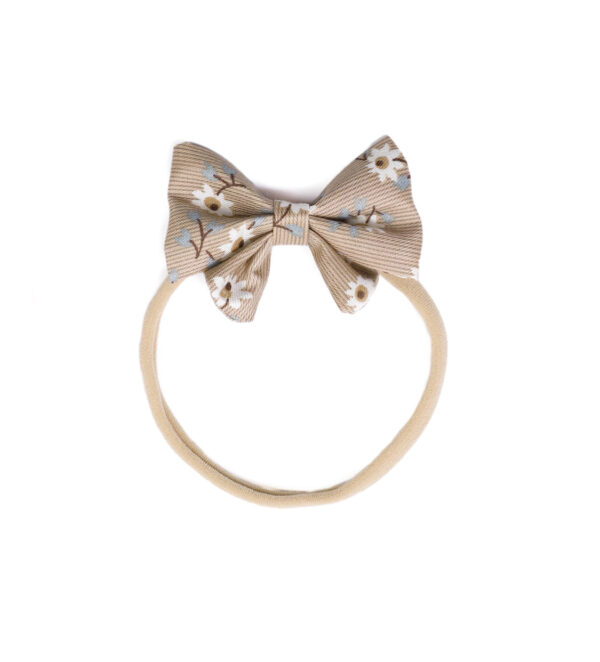 Little Bow Headband Flower