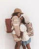 Mrs.ertha Rucksack Kindergarten Beige Braun Flower Garden Vorschule 7427136802132 04