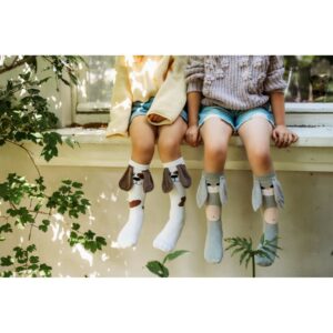 Mama S Feet Hund Beige Kniestrümpfe 5904506920075