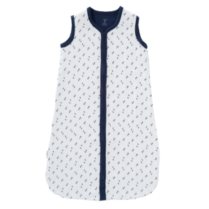 Fresk Muslin Schlafsack Diagonals Indigo