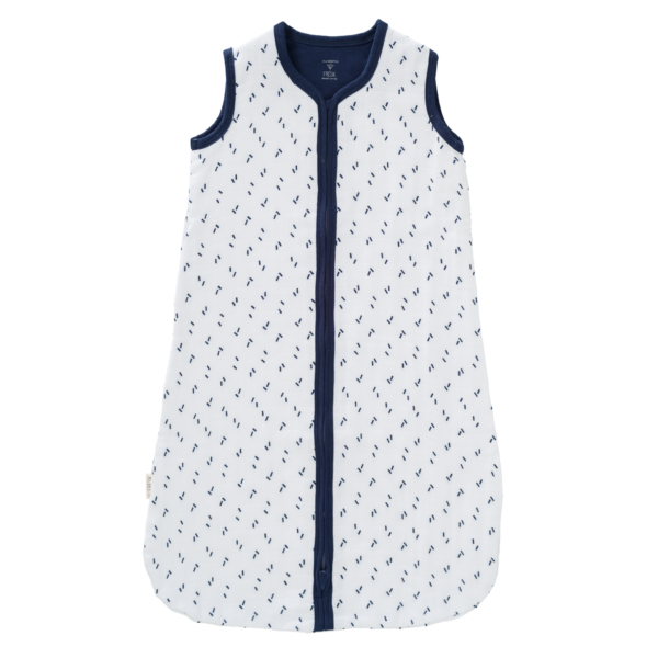 Fresk Muslin Schlafsack Diagonals Indigo