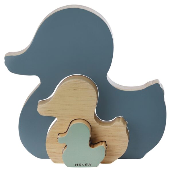 Hevea Steckspielzeug Ente 5710087561008 1