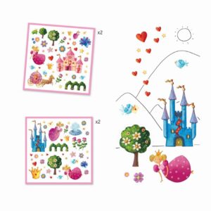 Djeco Dj08830 Sticker Princess Marguerite (1)
