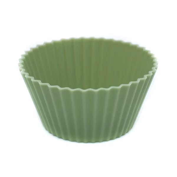 Reusable Silicone Muffin Cups Front Sage 700x