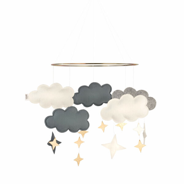 Fantasy Clouds Stone Blue
